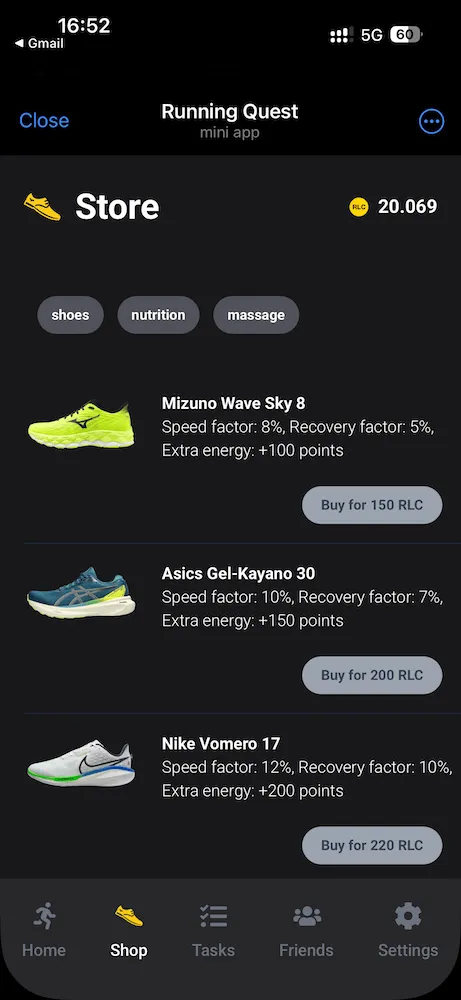 phone: Sneaker shop with real brands
