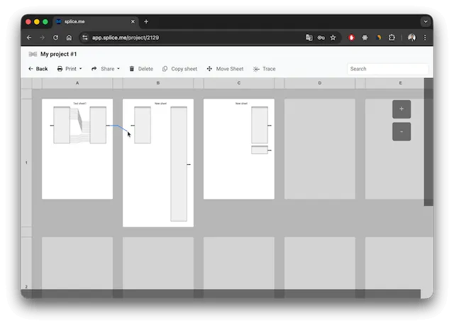 Project sheets overview